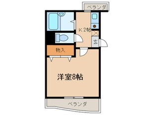 タウンコートオークの物件間取画像